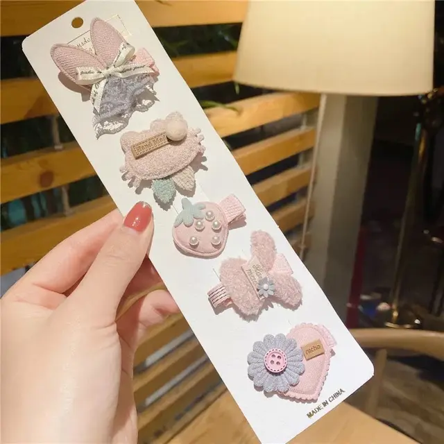 Cute Lace Princess Baby Bangs Clip Hairpin 1Style - Shop at LoveMi