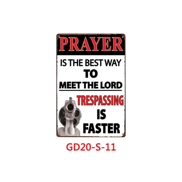 Tin Painting Bar Clothing Store Home Furnishing Wall Decoration Gd20S11 - Shop at LoveMi