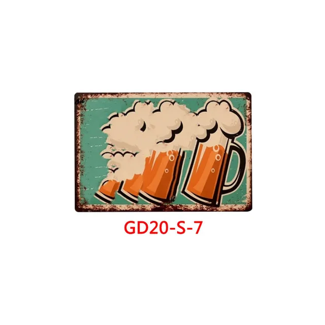 Tin Painting Bar Clothing Store Home Furnishing Wall Decoration Gd20S7 - Shop at LoveMi