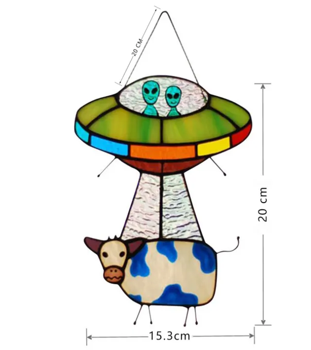 Creative Home Garden Decoration Outdoor Ornaments Alien Cow - Shop at LoveMi