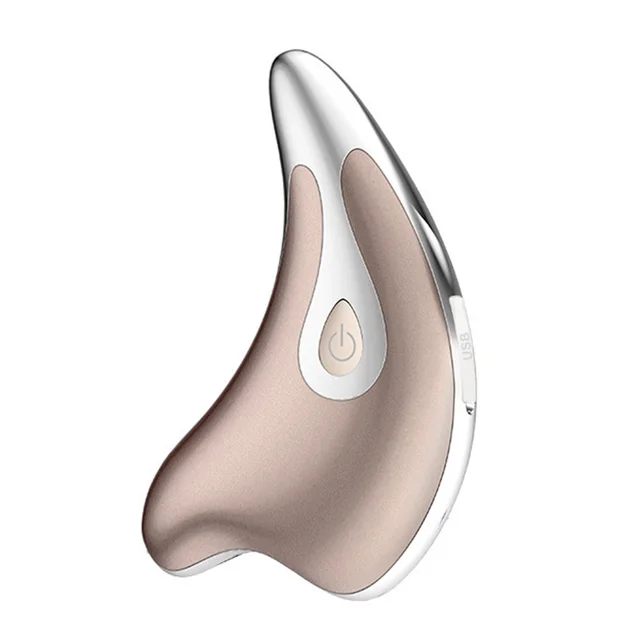 Little Dolphin Micro current Beauty Instrument, Gua Sha Heating Ultrasonic Gold - Shop at LoveMi