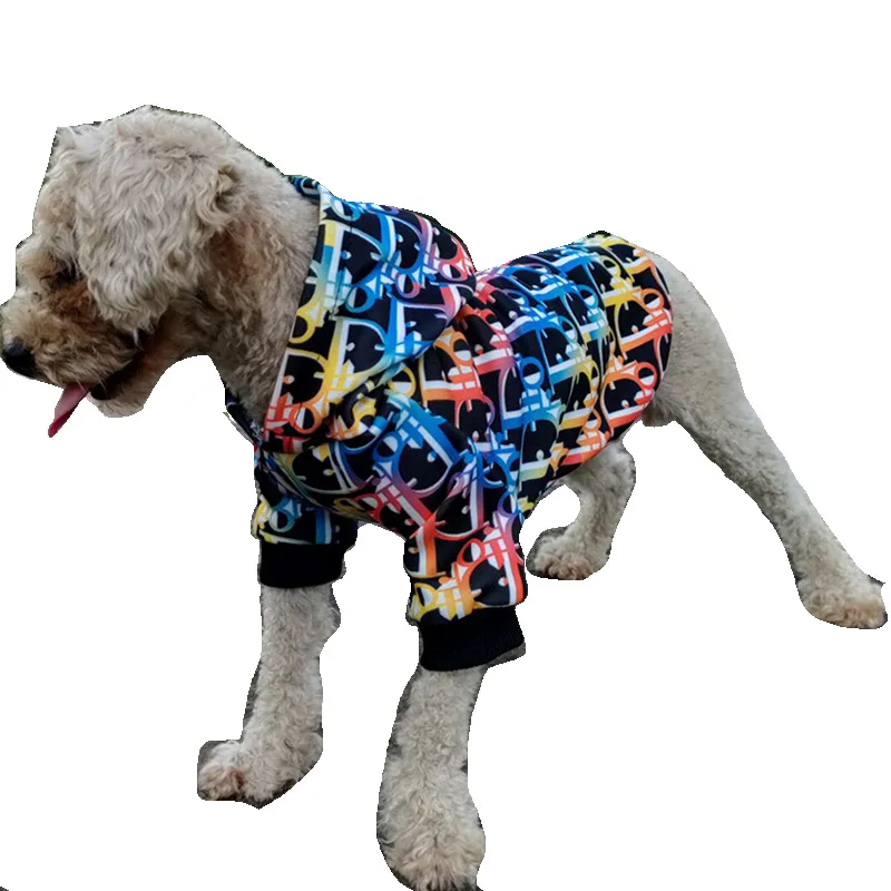Colorful Letter Print Pet Outfit Letter Pet Hoodie - Shop at LoveMi