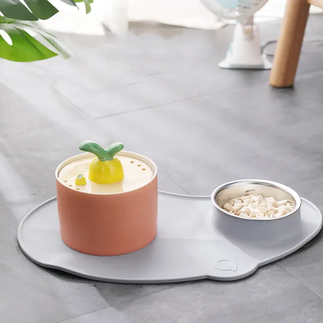 Pet Waterer Dog Water Basin Lively Orange Water Dispenser - Shop at LoveMi
