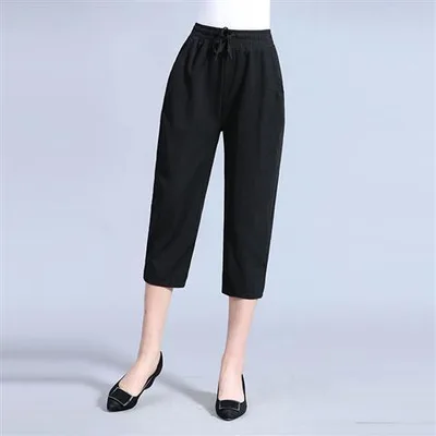 Loose Straight leg Mother's Floral Pants Floral - Shop at LoveMi