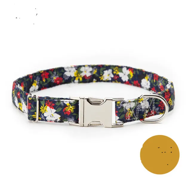 Adjustable Nylon Custom Dog Collar Free Engraved Name ID Tag Personalized Black - Shop at LoveMi