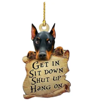 Cute Dog Car Hanging Ornament Bo11 - Shop at LoveMi