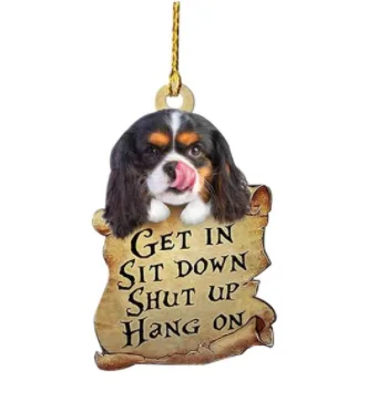 Cute Dog Car Hanging Ornament Bo16 - Shop at LoveMi