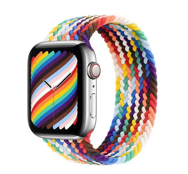 Elastic Nylon Braided Pattern Watch Wristband Color - Shop at LoveMi