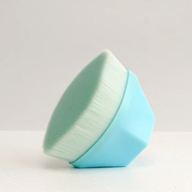 Magic Foundation Brush Petal No Trace Makeup Brush Soft Hair Single With Storage Box Beauty Tools Light Blue - Shop at LoveMi