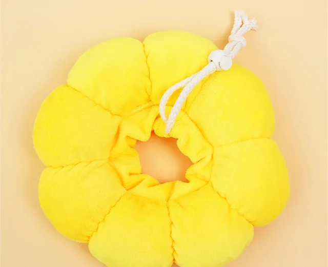Headgear Cat Collar Sterilization Shame Circle Anti licking Collar Sunflower - Shop at LoveMi