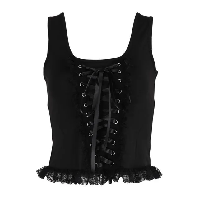 Knit Lace Evening Dress With Vest And Square Neck Black - Shop at LoveMi