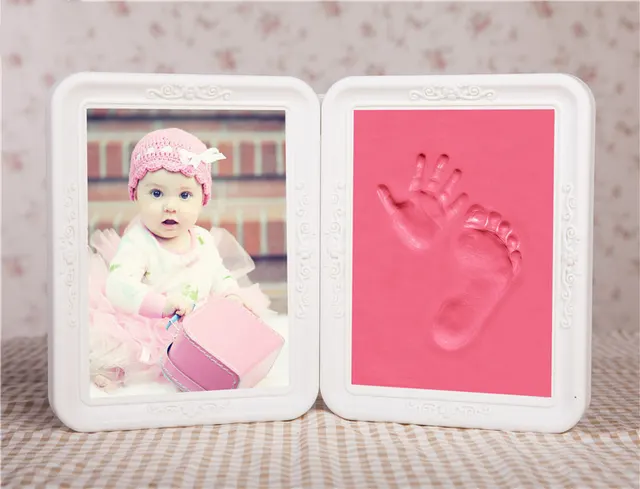 Baby Hand And Foot Mud Lanugo Lanugo Breast Milk Souvenir Footprints G - Shop at LoveMi
