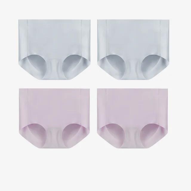 No Mark Underwear Pure Cotton Antibacterial High Waist Hip Lifting K - Shop at LoveMi