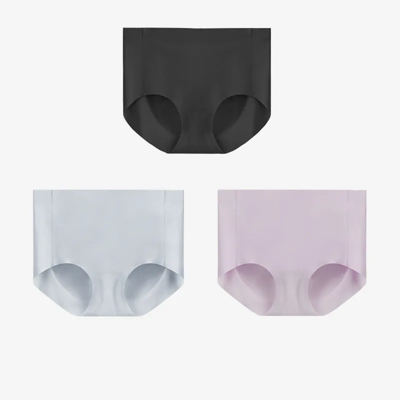 No Mark Underwear Pure Cotton Antibacterial High Waist Hip Lifting Q M - Shop at LoveMi