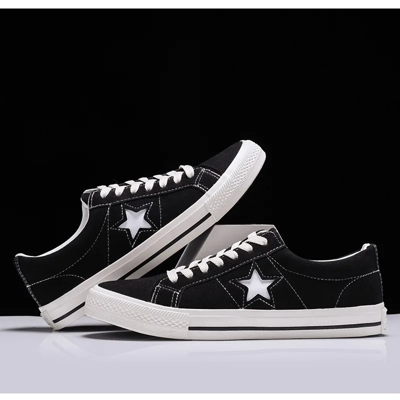 Pentagram Casual Lace up Sneakers Black - Shop at LoveMi