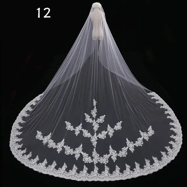 Bride Wedding Master Wedding Veil Long Long Tail 11Models - Shop at LoveMi
