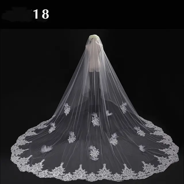Bride Wedding Master Wedding Veil Long Long Tail 17Models - Shop at LoveMi