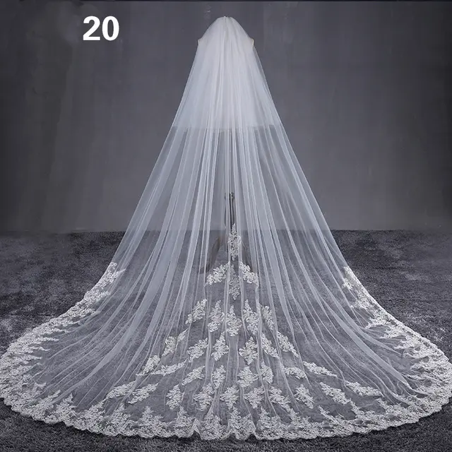 Bride Wedding Master Wedding Veil Long Long Tail 18Models - Shop at LoveMi