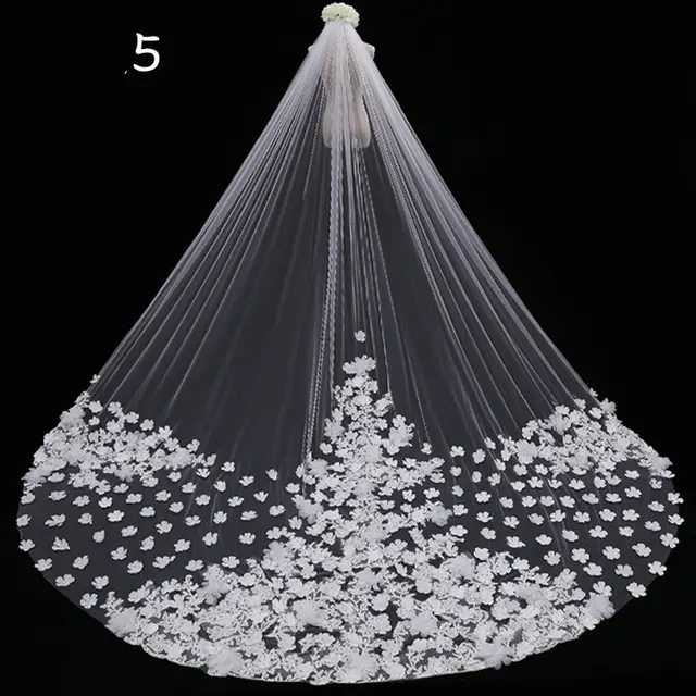 Bride Wedding Master Wedding Veil Long Long Tail 4Models - Shop at LoveMi