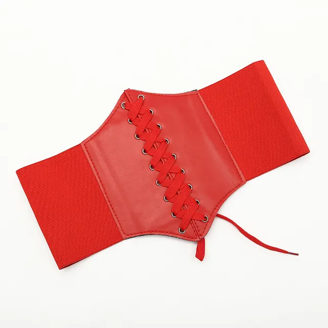 Apparel Clothes Accessories Decorative Belt Elegant Lady Red - Shop at LoveMi