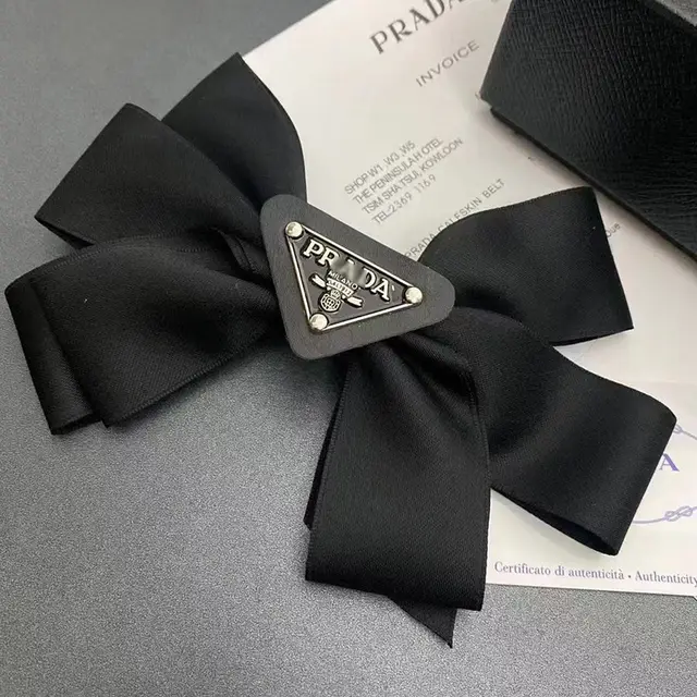 Temperament Korean Style Bow Hairpin Retro Black - Shop at LoveMi