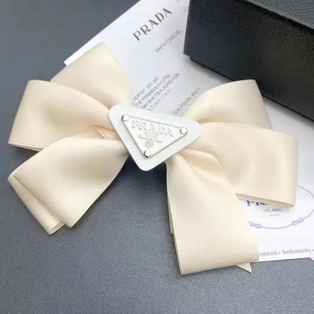 Temperament Korean Style Bow Hairpin Retro White - Shop at LoveMi