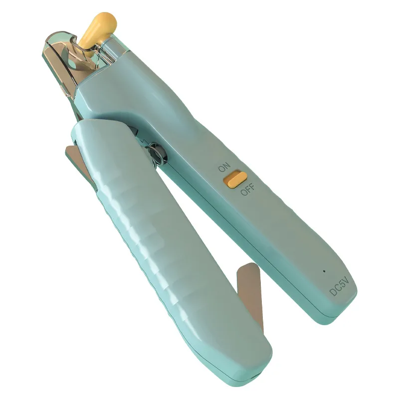 Polished Nail Clippers 2 In 1 LED Blood Line For Dogs And Cats Nail Clippers Mint Blue - Shop at LoveMi