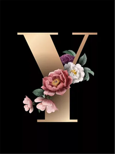 Diamond Painted Letters 5d Diamond Embroidery Cross Stitch Home Decoration Y - Shop at LoveMi