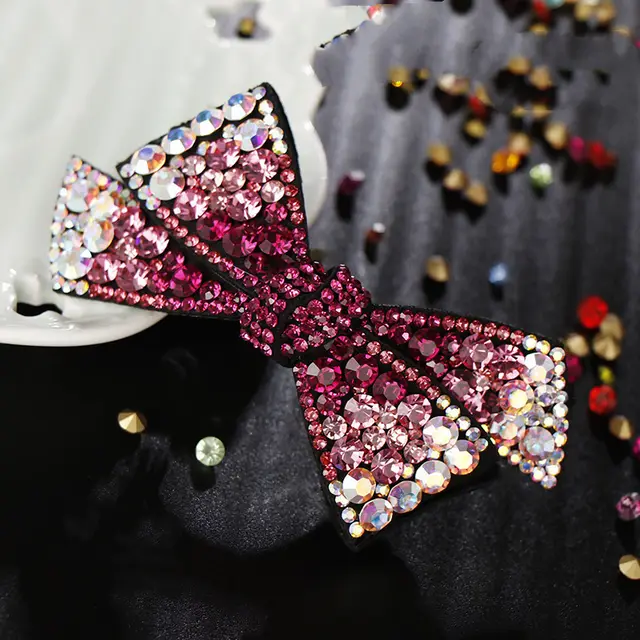 Reed Clip Simple And Fashionable Word Clip Ball Head Plate Issuing Card Fuchsia - Shop at LoveMi
