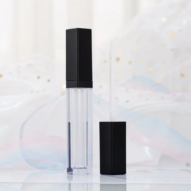 5ml Square Lip Glaze Tube Black - Shop at LoveMi