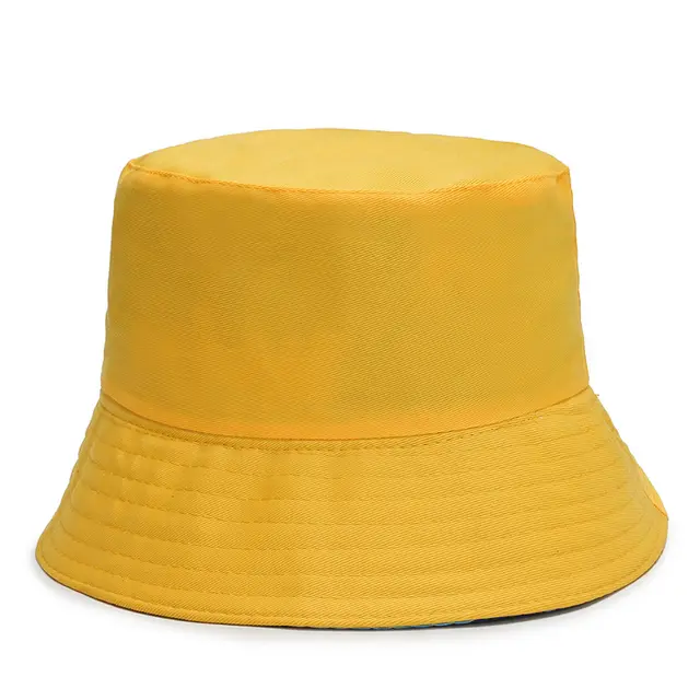 Fisherman Hat Basin Hat Travel Hat Sun Hat Beach Hat Customizable Yellow - Shop at LoveMi