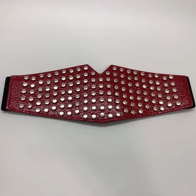 Decorative Belt Women's Fashion All match Slim Waist Pu Leather Orange Girdle Red - Shop at LoveMi