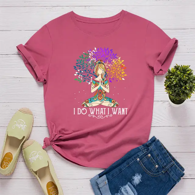 European And American Hot Style Leisure Plus Size Yoga Girl Short Sleeve Women Red - Shop at LoveMi