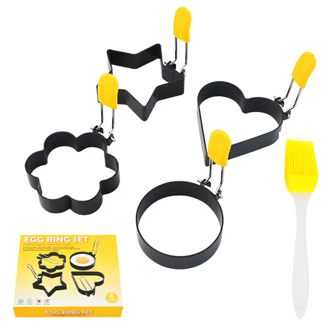 Stainless Steel Round Heart shaped Flower shaped Star shaped Omelette Set 430Stainless Steel Omelette - Shop at LoveMi
