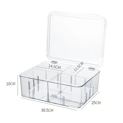 Room Transparent Refrigerator Storage Box Drawer Type Fresh keeping Dumpling Box Food grade Multi function A29 - Shop at LoveMi