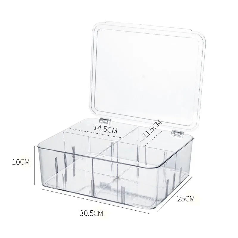 Room Transparent Refrigerator Storage Box Drawer Type Fresh keeping Dumpling Box Food grade Multi function A29 - Shop at LoveMi