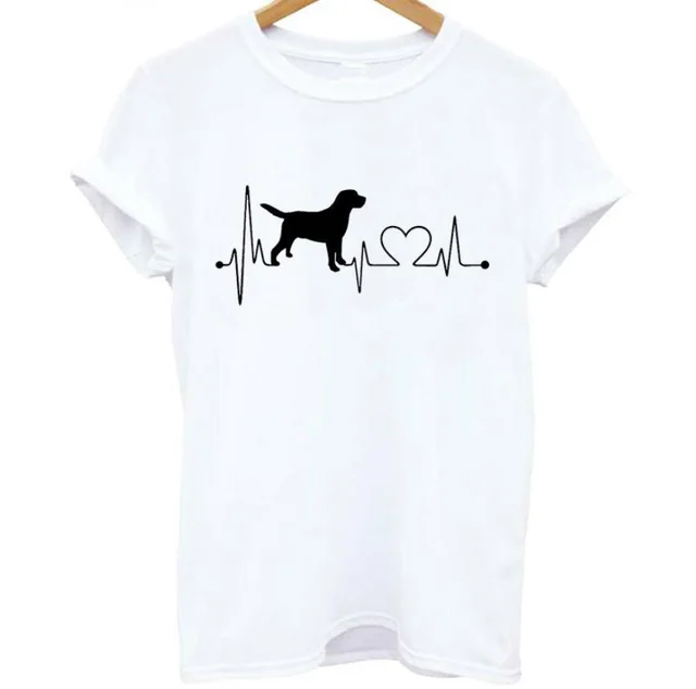 European And American Street Women's Clothing Dogs Digital Printing Kawaii Short sleeved T shirt 5Style - Shop at LoveMi