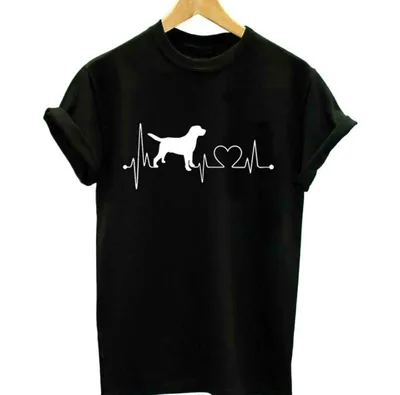 European And American Street Women's Clothing Dogs Digital Printing Kawaii Short sleeved T shirt 6Style - Shop at LoveMi