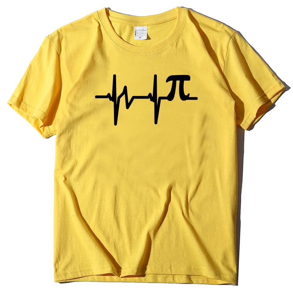 Round Neck Pullover Print Short Sleeves Yellow - Shop at LoveMi