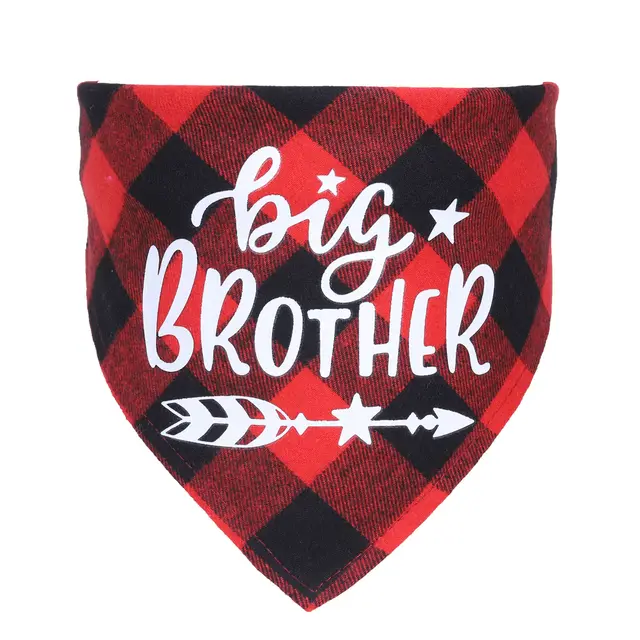 Cotton Plaid Single layer Cat And Dog Ornaments Red - Shop at LoveMi