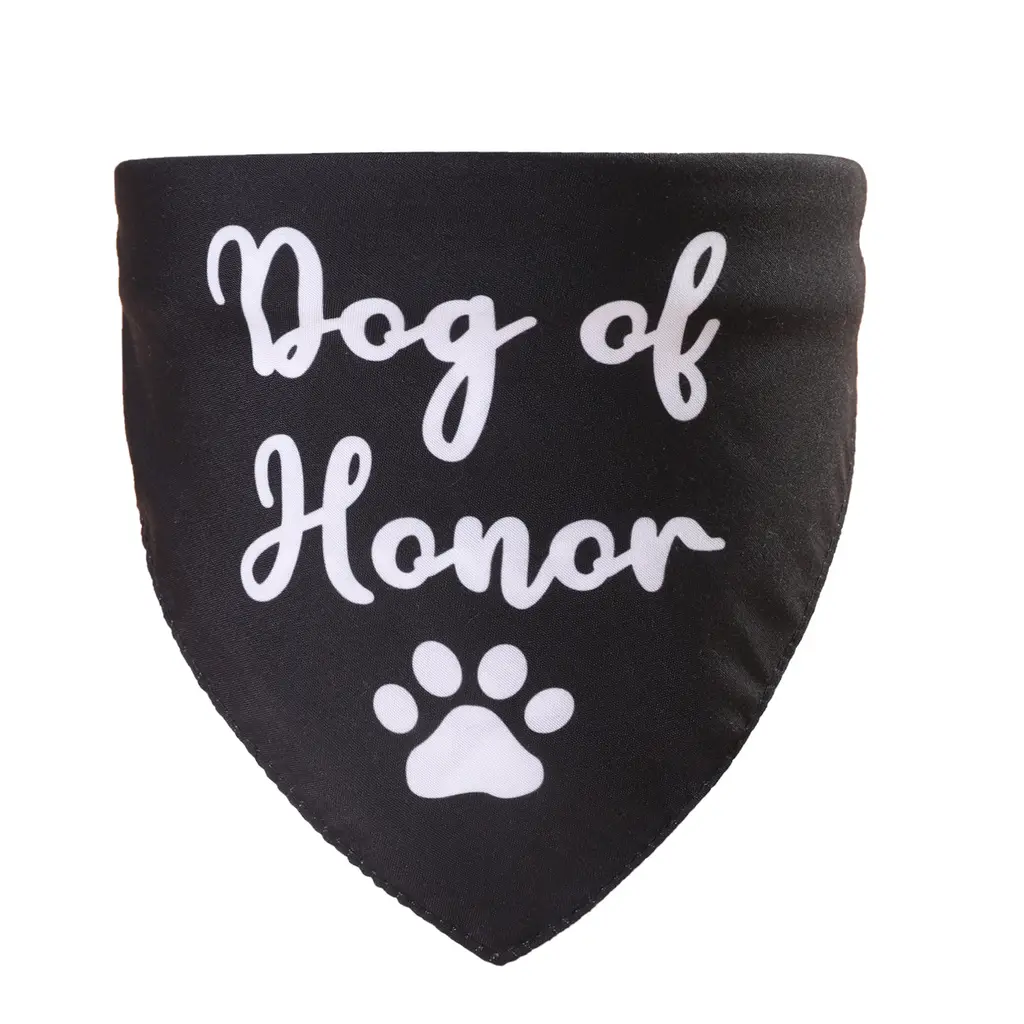 Double-layer Wedding Season Pet Saliva Towel - Black Honor - View 1