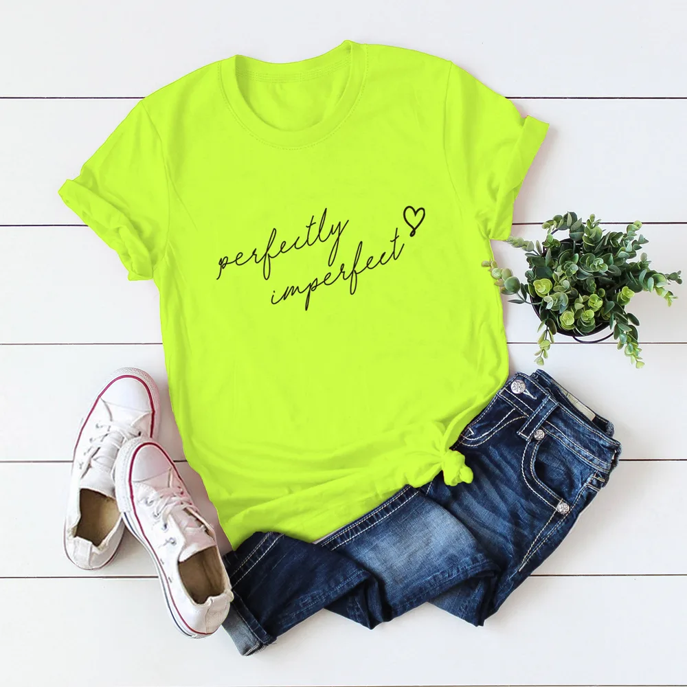 Hot Money Garment Letters Printing Short Sleeve T shirt Gir Green - Shop at LoveMi