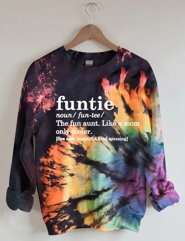 Men's And Women's Casual Round Neck Sweater 3D Tie dye Art Print Top 6Style - Shop at LoveMi