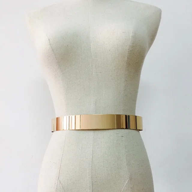 Fashion All match Adjustable Decorative Ladies Belt Gold - Shop at LoveMi