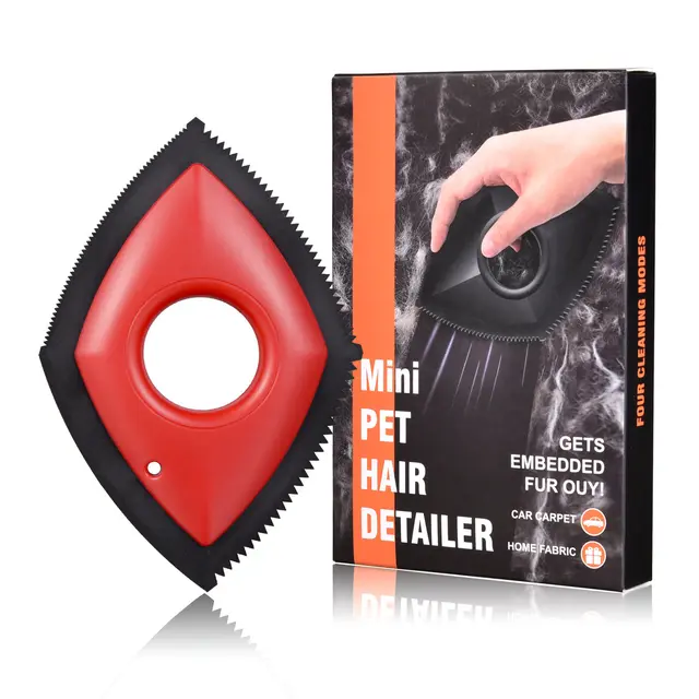 Pet Hair Remover Professional Hair Removal Tool For Cars Carpets Fur Catcher Cleaning Products Accessories Red - Shop at LoveMi