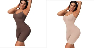Women's Seamless Body Shaping Bodysuit Thin Elastic Body Shaping Bodysuit Tight Tummy Tummy Set1 S - Shop at LoveMi