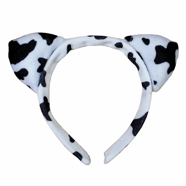Performance Cartoon Animal Headband Plush Headdress Cow - Shop at LoveMi