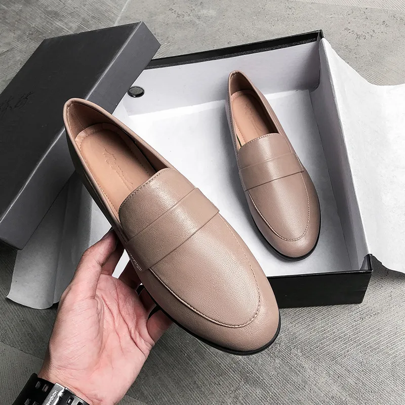 Designer Shoes Woman Big Size Oxford Shoes For Women Khaki - Shop at LoveMi