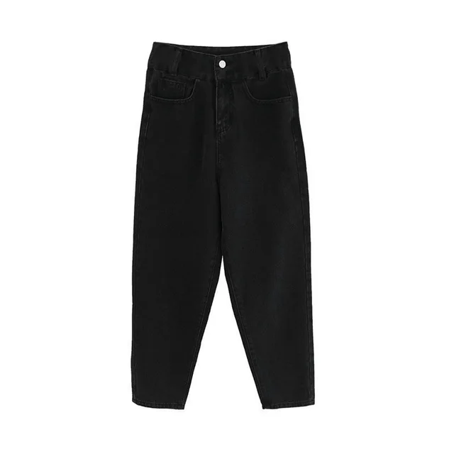 Slim, Thin, Tall, Wide leg Black Straight leg Jeans Black - Shop at LoveMi