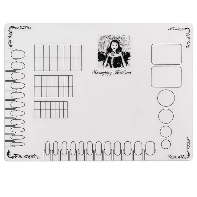 Nail Art Silicone Printing Coloring Pad For Beginners Practice Equipment - Shop at LoveMi